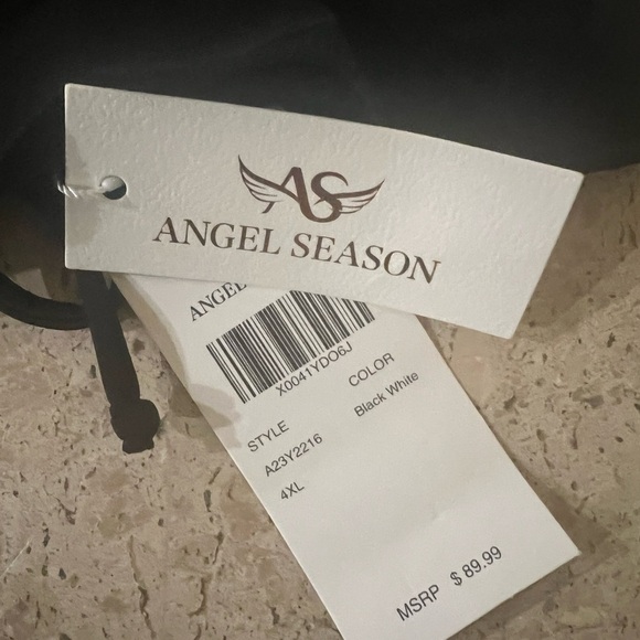 Angel Season Plus Size Tankini Swimsuits Top Swim-dress Criss Cross Size 20 - Picture 5 of 8